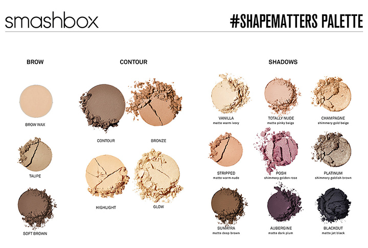 Smashbox #SHAPEMATTERS Palette