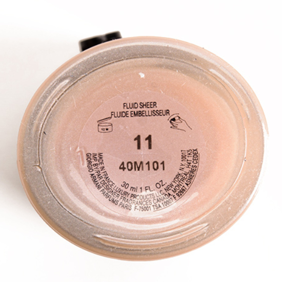 Armani No. 11 Fluid Sheer Review & Swatches