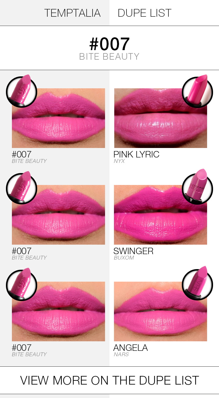 bite-beauty-007-dupe-list