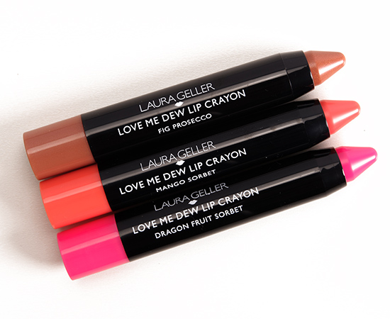 Laura Geller Love Me Dew Moisturizing Lip Crayon Trio
