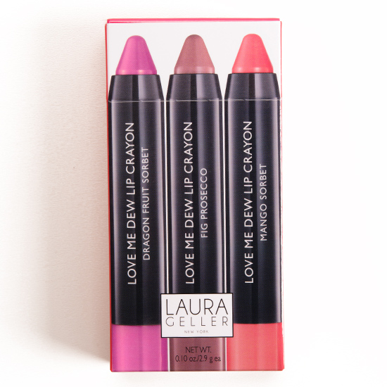 Laura Geller Love Me Dew Moisturizing Lip Crayon Trio