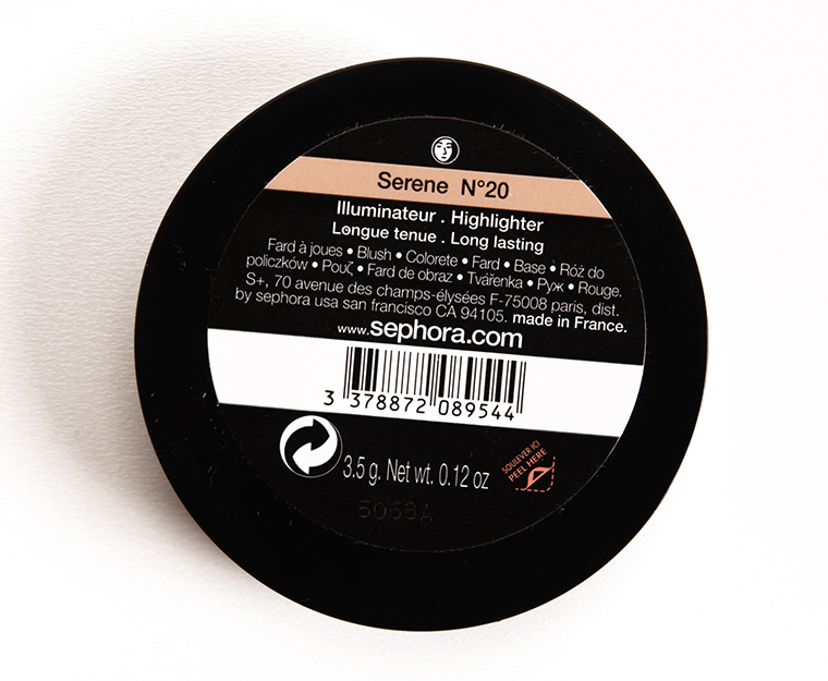 Sephora Serene (20) Colorful Blush (Illuminator)