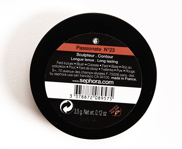 Sephora Passionate (23) Colorful Blush (Contour)