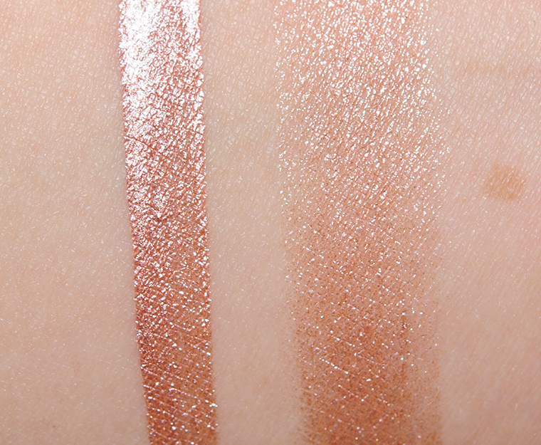 Dior Aurora 825 Dior Addict Fluid Shadow Review Swatches
