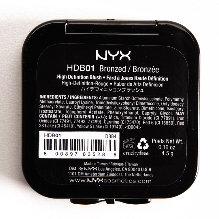 NYX Bronzed HD Blush