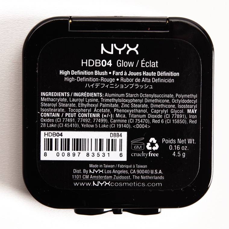 NYX Glow HD Blush