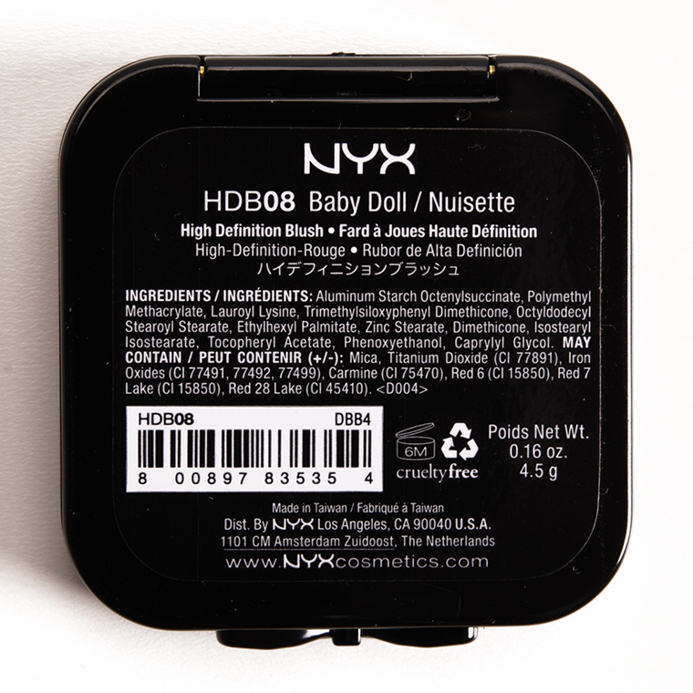 NYX Baby Doll HD Blush