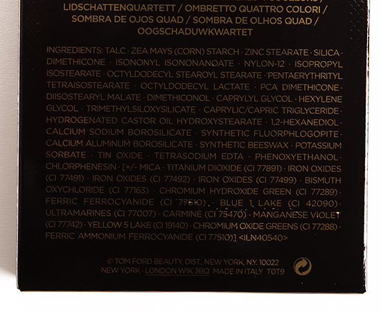 Tom Ford Cocoa Mirage Eyeshadow Quad