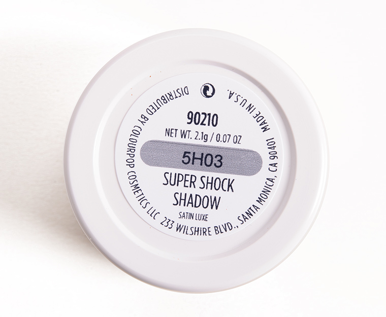 ColourPop 90210 Super Shock Shadow