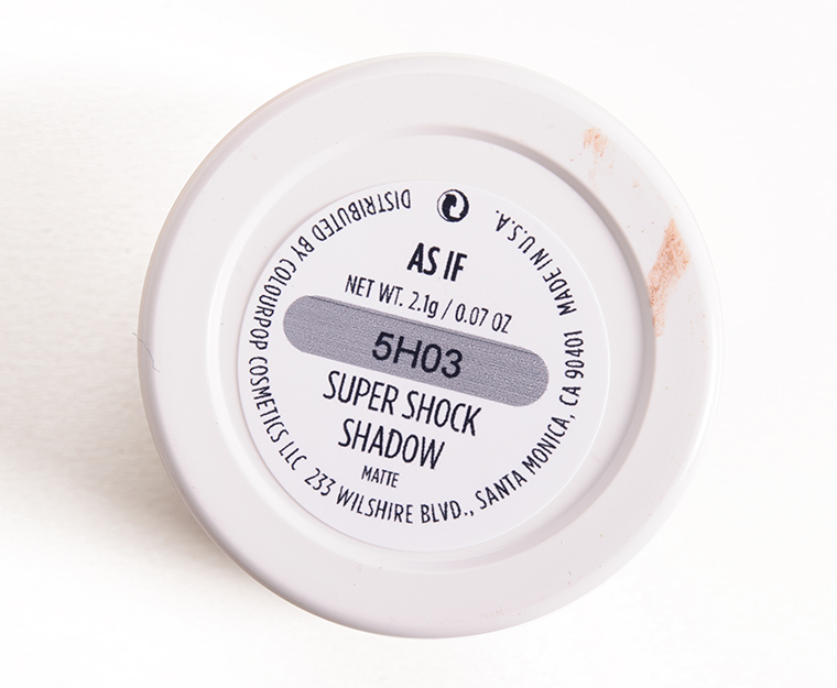 ColourPop As If Super Shock Shadow