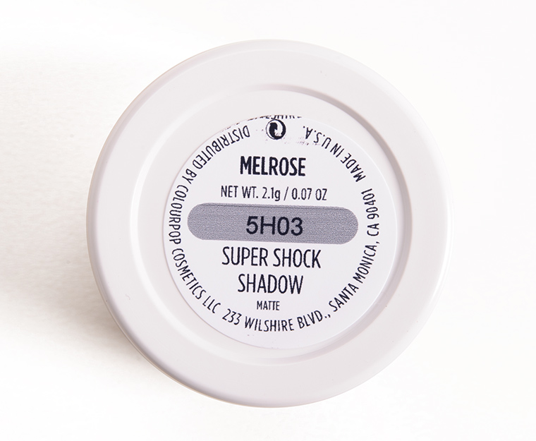 ColourPop Melrose Super Shock Shadow
