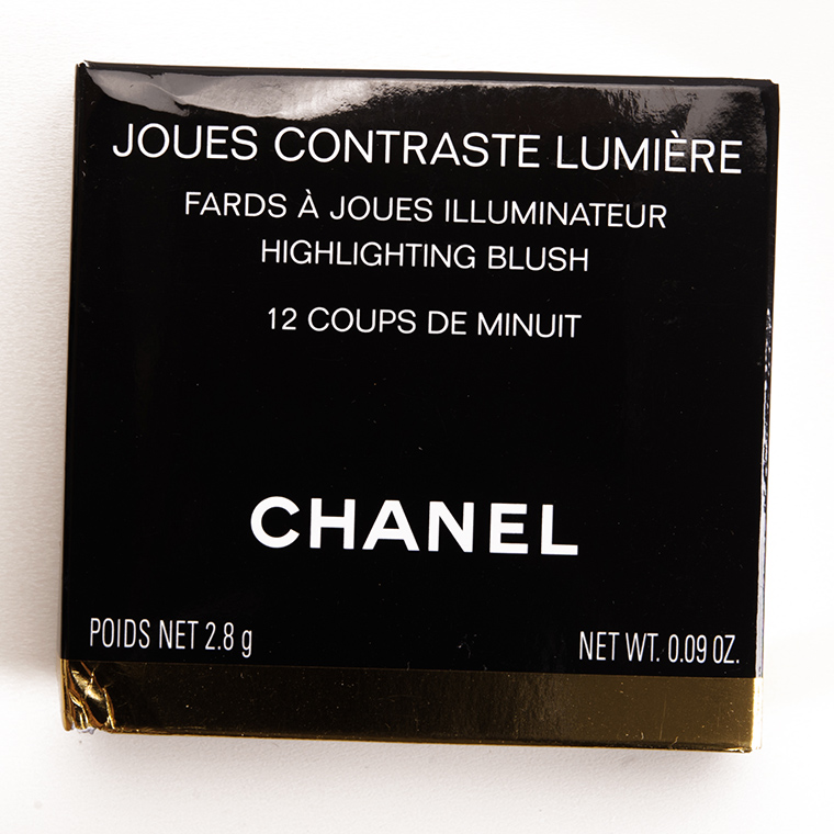 Chanel Coups de Minuit (12) Joues Contraste Lumiere