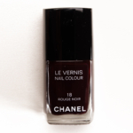 Chanel Rouge Noir (18) Le Vernis Nail Colour Review & Swatches