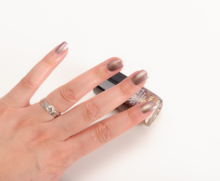 Chanel Lame Rouge Noir Le Top Coat