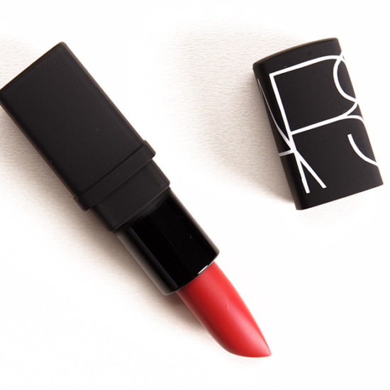 NARS Jungle Red Lipstick (Discontinued) Review & Swatches