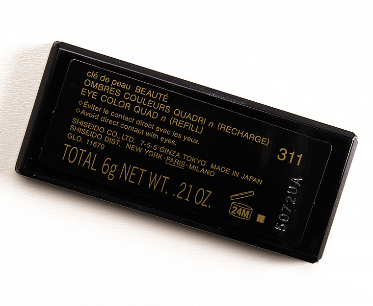 Cle de Peau Pewter Veil (311) Eyeshadow Quad