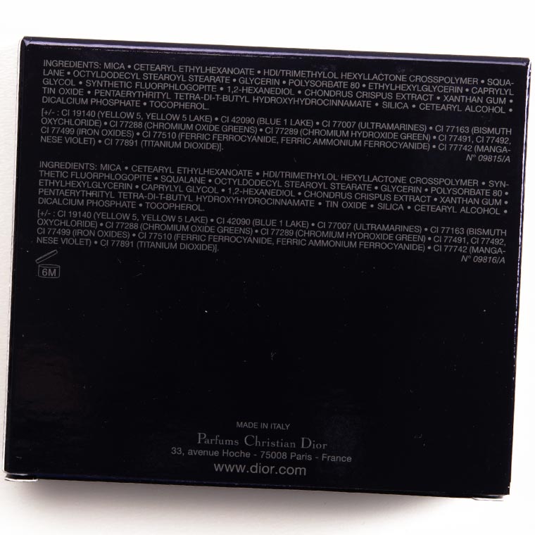 Dior Blue Garden (031) Eyeshadow Palette
