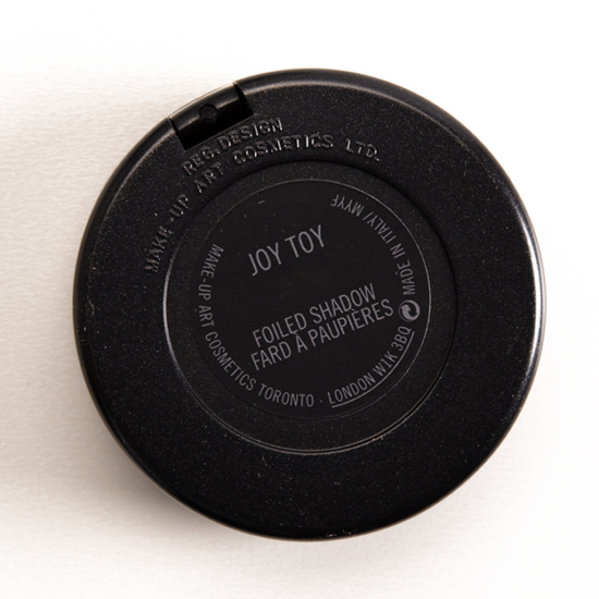 Macjoy Rnd MAC Joy Toy Foiled Eyeshadow Review & Swatches