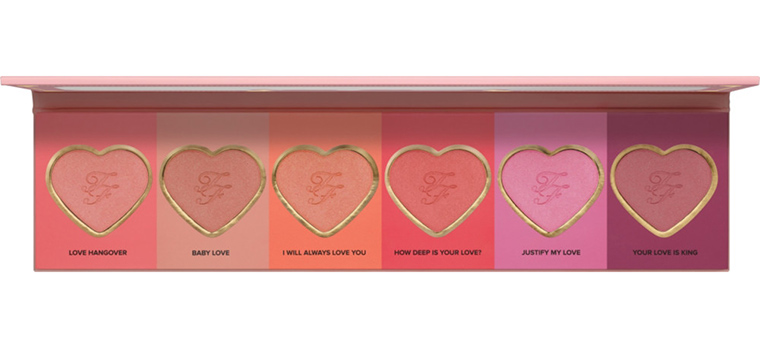 Too Faced Love Flush Blush Wardrobe