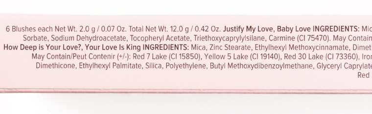 Too Faced Love Flush Blush Wardrobe