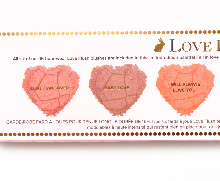 Too Faced Love Flush Blush Wardrobe