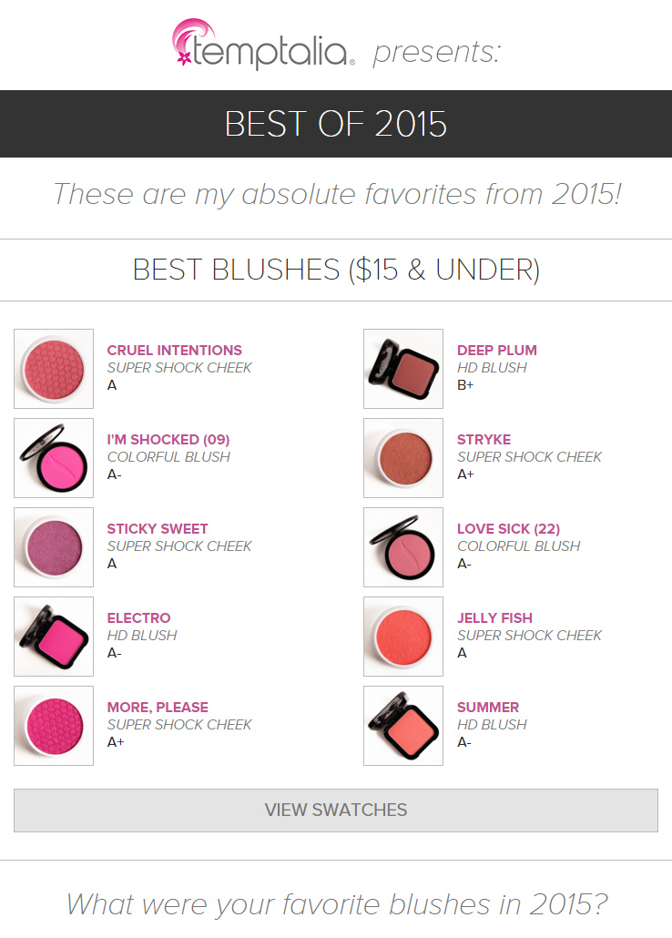 blushes