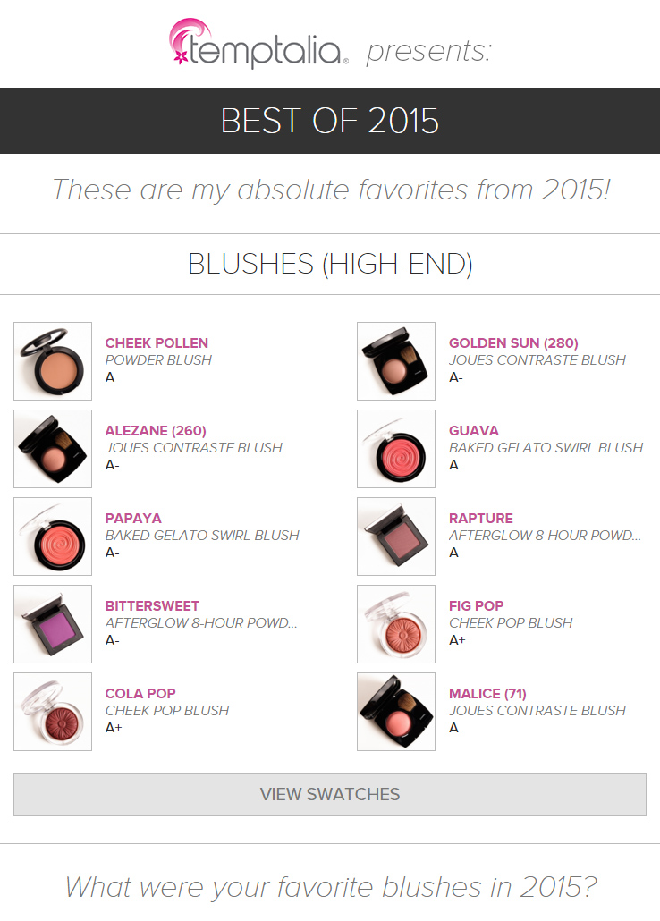 blushes
