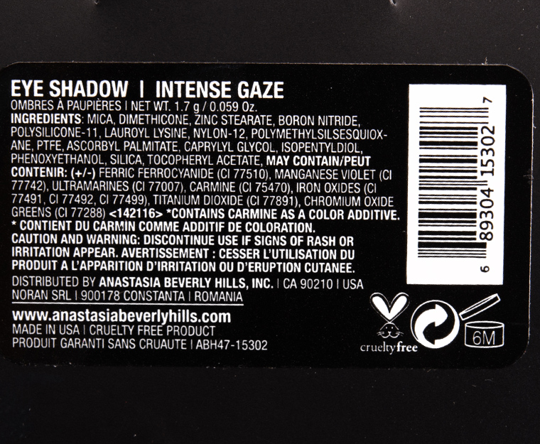 Anastasia Intense Gaze Eyeshadow