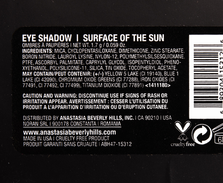 Anastasia Surface of the Sun Eyeshadow