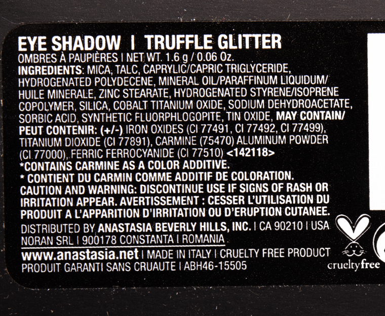 Anastasia Truffle Glitter Eyeshadow