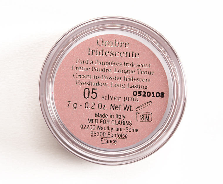 Clarins Silver Pink Ombre Iridescente Cream Eyeshadow