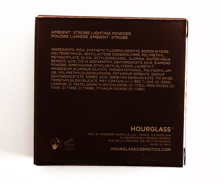 Hourglass Iridescent Strobe Light Ambient Strobe Lighting Powder