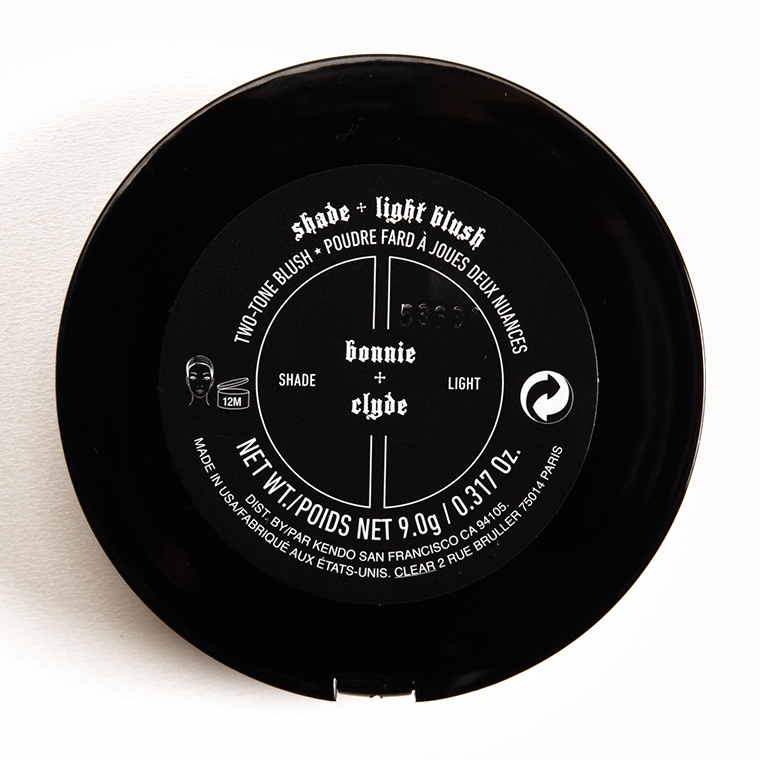 Kat Von D Bonnie + Clyde Shade + Light Blush Duo