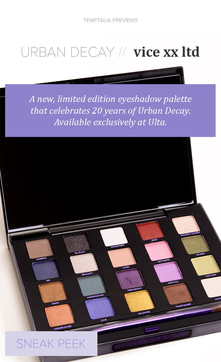 Urban Decay XX Vice LTD Reloaded Eyeshadow Palette