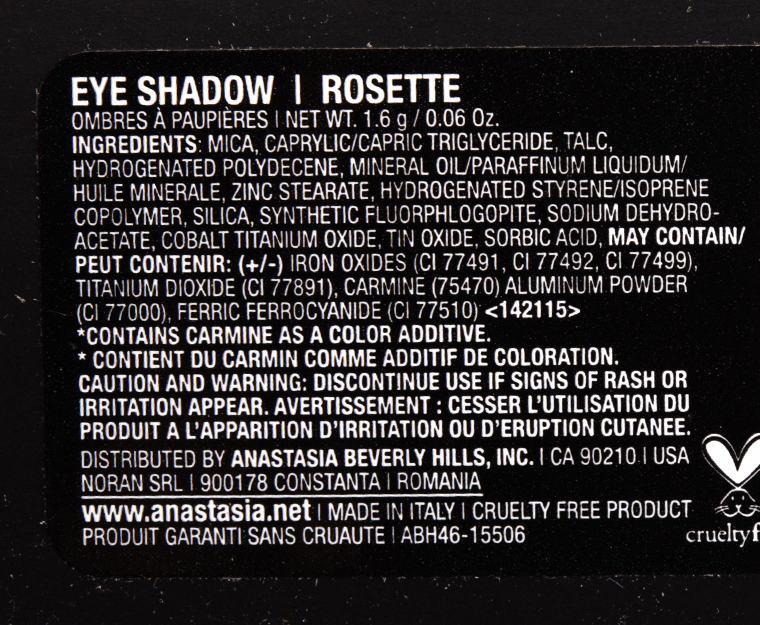 Anastasia Rosette Eyeshadow