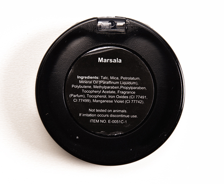 City Color Marsala Shimmer Shadow
