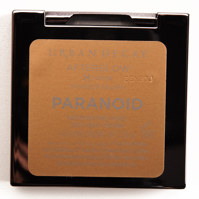 Urban Decay Paranoid Afterglow 8-Hour Blush