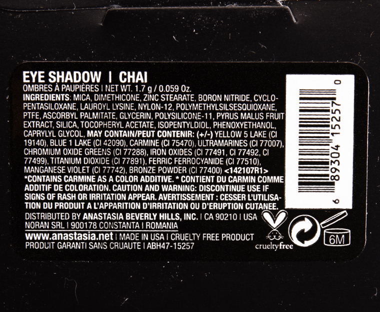 Anastasia Chai Eyeshadow