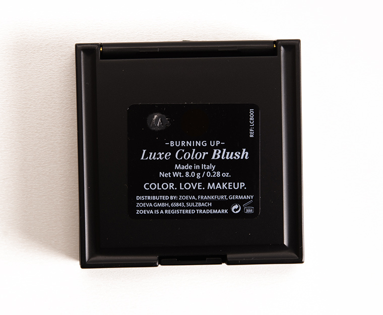 Zoeva Burning Up Luxe Color Blush