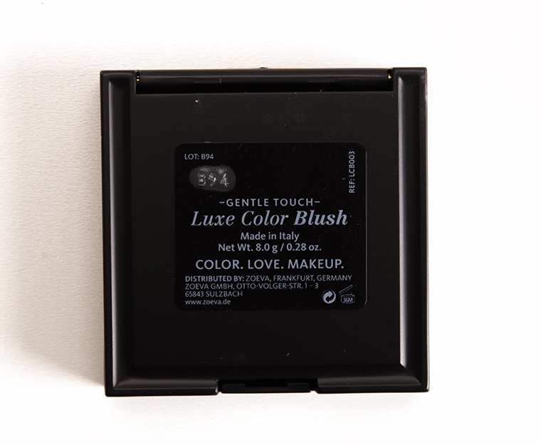Zoeva Gentle Touch Luxe Color Blush