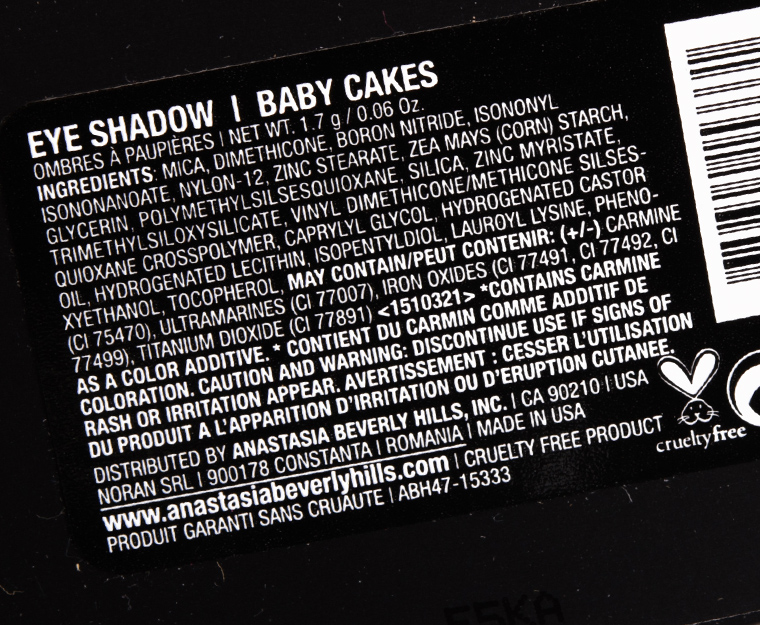Anastasia Baby Cakes Eyeshadow