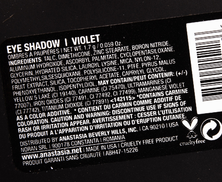 Anastasia Violet Eyeshadow