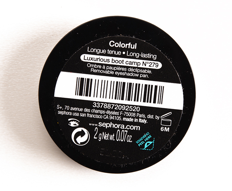 Sephora Luxurious Boot Camp Colorful Eyeshadow