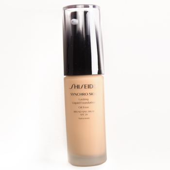 Shiseido Synchro Skin Lasting Liquid Foundation SPF 20 Golden 3