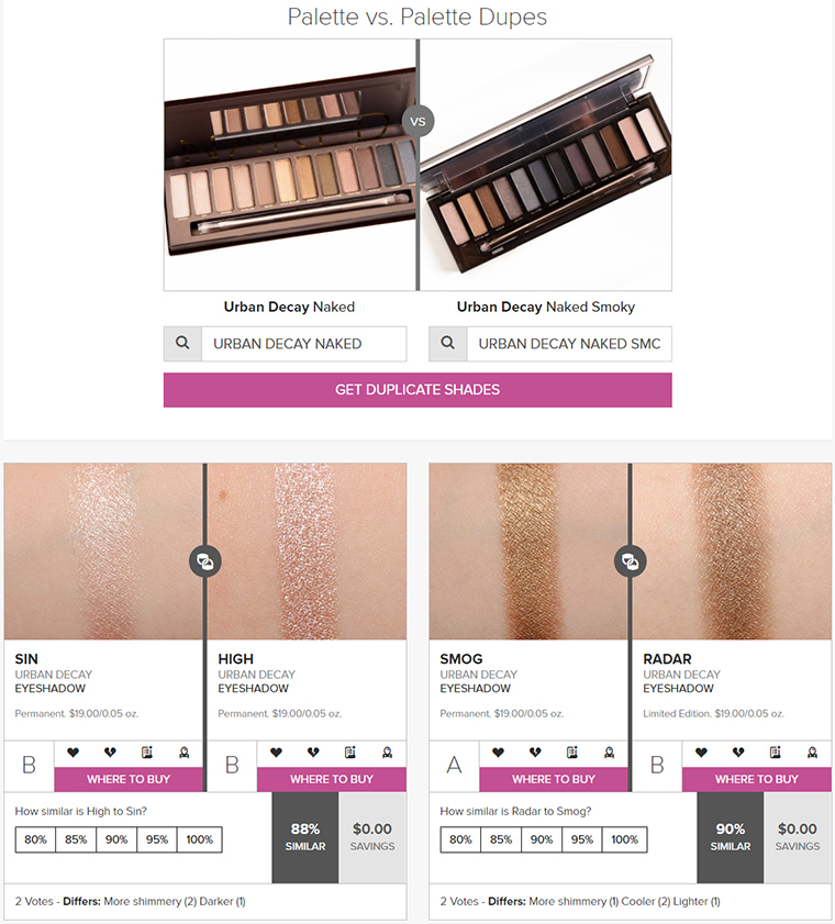 The Dupe List -- May 2016 Updates