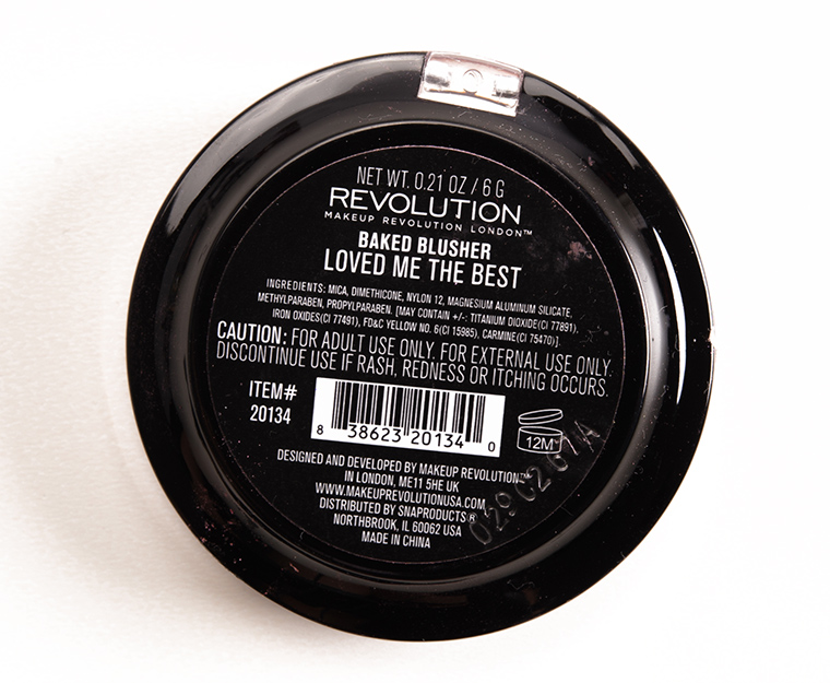 Make Up Revolution Loved Me the Best Baked Blusher