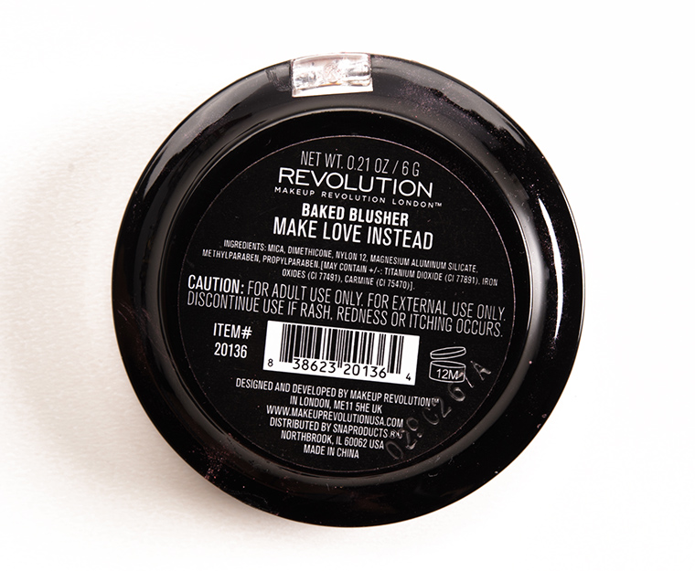 Makeup Revolution Make Love Instead Baked Blusher