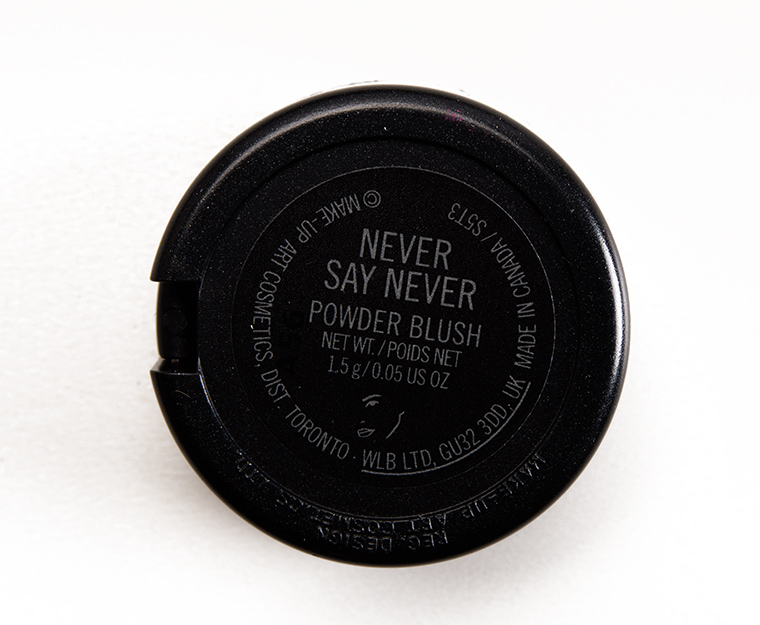 MAC Never Say Never Blush