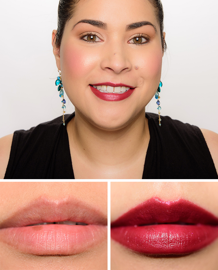 MAC Party Line Lipstick Review & Swatches