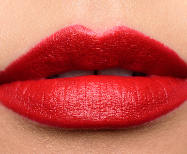 MAC Russian Red Lipstick Review & Swatches